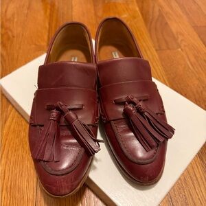 & Other Stories Women’s Red Loafer Slip-Ons